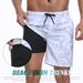 Summer New Style Men's Short Pants, Fashionable Beach Pants For Vacation, Men's Large Size, Four-cornered, Made Of Milk Silk With Lining Inside_viptrois.com