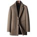 Men's Clothing autumn and winter suit collar detachable Silk cotton vest youth business double sided woolen casual jacket_viptrois.com