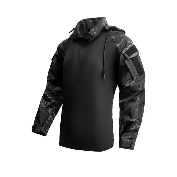 Men's Clothing Spring And Autumn Long Sleeved Frog Suit Tops Men's Thin Frog Suit Camouflage Uniform Breathable Wear Resistant CS Training Uniform_viptrois.com