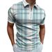 2025 Summer New Men's Clothing Casual Fashion Printed Men Polo Shirts Turn-down Collar Zipper Design Short Sleeve Tops_viptrois.com