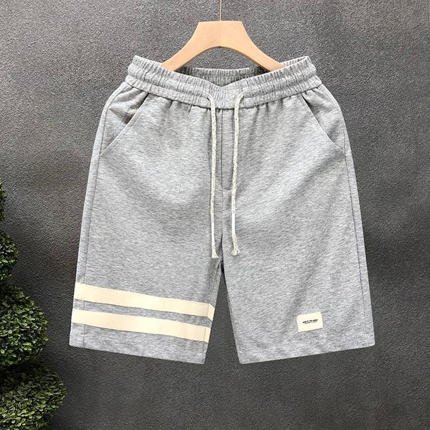 Trendy Brand Summer Casual Sports For Men With A Sense Of Luxury Instagram Trendy Thin Cut Five Quarter Pants Versatile_viptrois.com