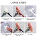Nail Stamper Clear Silicone Head For France nail maincure with Cap Nail Art Stamping PlateTransparent Nail Stamper Templates_viptrois.com