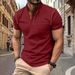 Summer 2025 New Men's Short-sleeved T-shirt With Quick-drying Casual Polo Shirt For Men_viptrois.com