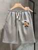 Men's 2026 New Summer Outerwear Shorts American Casual Light Luxury Simple Cartoon Trendy Shorts European And American Trendy Brand Shorts Men_viptrois.com