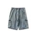Men's Clothing Men's Tie Dye Denim Shorts Summer Thin Ice Silk Casual Plus Size Five Point Cargo Pants For Formal & Casual_viptrois.com
