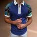 2025d Spring Summer 2025 New Polo Shirt Zipper Plaid Men's T-Shirt Top_viptrois.com