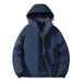 New Graphene Cotton-padded Men's Thickened Warm And Cold Hooded Windproof And Waterproof Casual Jacket_viptrois.com