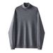 Men's Anti-Pilling High Neck Slim Fit Stretch Warm Knit Sweater For Autumn Winter Casual Layering_viptrois.com