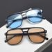 Unisex Framed Sunglasses Uv Protection Women's Vintage Ocean Piece Twin-beam Rice Nail Aviator Sunglasses_viptrois.com