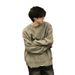 Sweater Men's Autumn And Winter Loose Fitting Inner Knit Sweater_viptrois.com