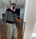 Unisex Striped Button-Up Knit Cardigan - Oversized Casual Long Sleeve Open Front Sweater For Men & Women_viptrois.com