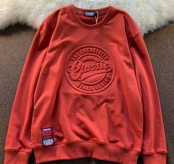 3D Raised Letter Hoodie - Unisex Fleece-Lined Sweatshirt With Tactile Typography (10 Colors) | Streetwear Essential For Couples_viptrois.com