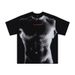 Men's Streetwear Graphic Muscle Print T-Shirt - Oversized Hip-Hop Tee With Creative Design | Cotton Comfort Fit For Casual Wear_viptrois.com