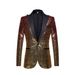Man's clothing Men's suit gradient sequin costume Singer stage top Annual fashion suit jacket_viptrois.com
