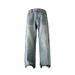 Men's Clothing & Archer0603 & Autumn/Winter New Trendy Cleanfit Fleece Lined Thick Jeans Basic Versatile Straight Leg Pants_viptrois.com