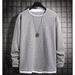 Men's Sweater Spring And Autumn Crew Neck Bottoming Shirt Top Casual Velvet_viptrois.com