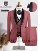 Men's Clothing Wedding Groomsmen Three Piece Suit_viptrois.com