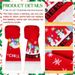 Christmas Women's Scarves Knitted Hat Hat Scarf Set With LED Light New Year Festival Elk Jacquard Wool Hat_viptrois.com