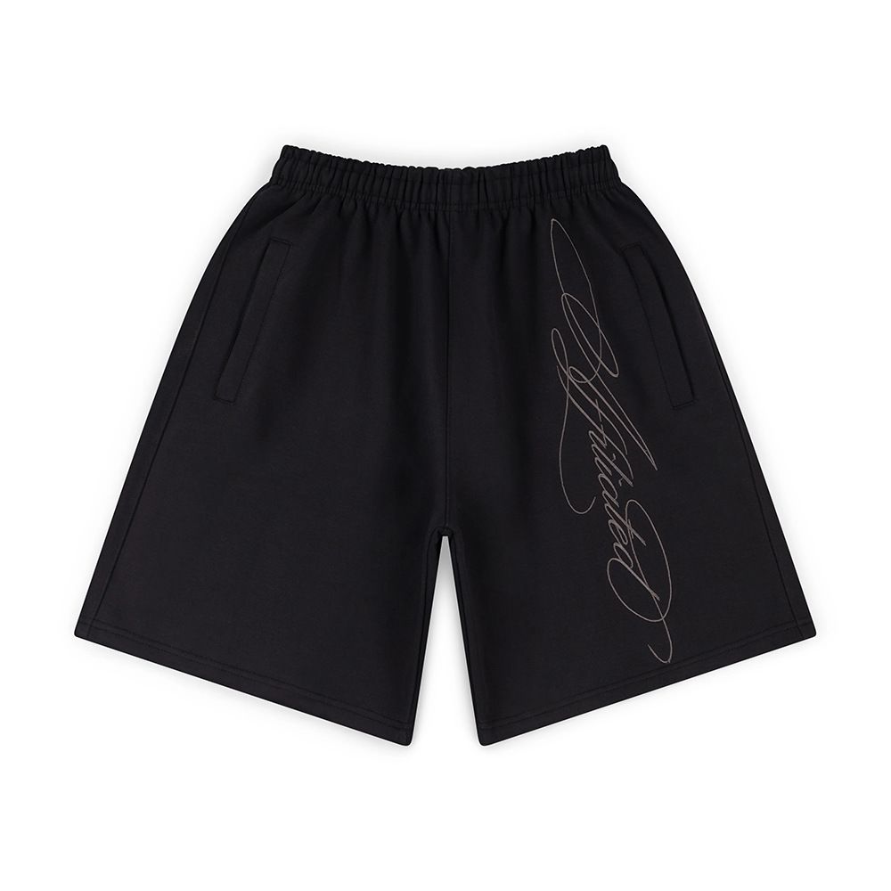 Men's Clothing Zipper Pocket Elastic Embroidery Casual Shorts Sweatpants High Street Kpop Pants Y2k Shorts_viptrois.com