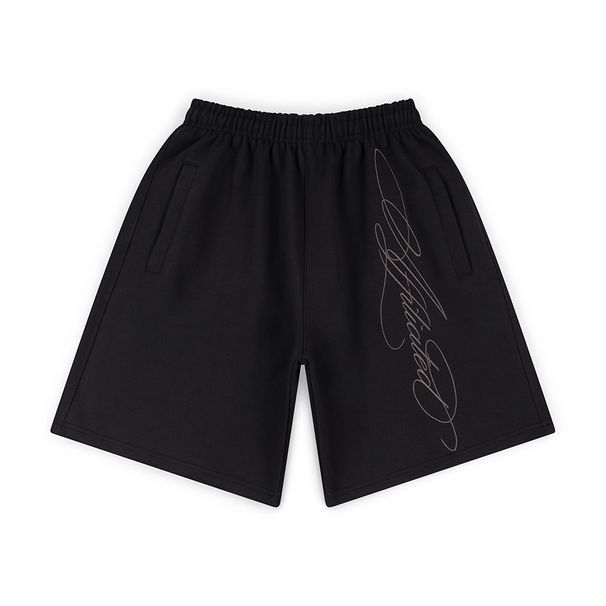 Men's Clothing Zipper Pocket Elastic Embroidery Casual Shorts Sweatpants High Street Kpop Pants Y2k Shorts_viptrois.com