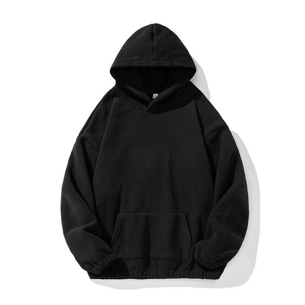 Heavyweight Fleece Hoodie – Distressed Letter Print Pullover With Burnout Technique (M-XXL, Black/Heather Grey/Oatmeal/Brown, 100% Polyester)_viptrois.com