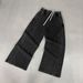Vintage Washed Wide-Leg Cargo Pants – Streetwear Distressed Cotton Blend (Unisex, Oversized Fit, Snowflake Bleach Effect, S-XXL, High-Waisted)_viptrois.com