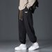 Men's Clothing Plus Velvet Straight Pants Autumn And Winter Warm Thickened One Piece Velvet Sweatpants Loose Sports Casual Trousers_viptrois.com