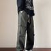 Men's Clothing Thin Loose Straight Casual Trousers High Street Wide Leg Pants_viptrois.com