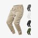 Men's Clothing Spring And Autumn Men's Casual Pants Youth Sports Leisure Quick Drying Solid Color Jacquard Drawstring Trousers_viptrois.com