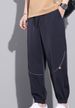 Men's Summer Thin Ice Silk Pants, Fashionable Teenagers' Casual Loose Sports Pants_viptrois.com