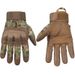 Tactical gloves Outdoor riding sunscreen gloves Rubber protection anti-slip wear resistant five-finger touch screen CS combat tactical gloves_viptrois.com