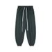 Men's Clothing | Autumn and Winter New 420g Terry Street Loose Solid Color Cuffed Sports Pants_viptrois.com
