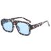 Men's Sunglasses New Style Personality Sunglasses Single Beam Large Frame Square Sunglasses Sunglasses Women Ins Same Style_viptrois.com