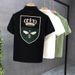 Men's Clothing High End Trendy Men's Half Sleeved Summer New Polo Shirt Men's Trendy Brand Short Sleeved Youth Personality Men's Collared T Shirt_viptrois.com