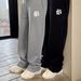 Men's Loose Fit Straight Leg Sweatpants With Zippered Hem - Comfortable Casual Joggers For Everyday Wear_viptrois.com