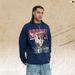 American-style Plaster Angel Print Long-sleeve T-shirt, Round Neck, Trendy Top_viptrois.com