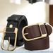 Unisex Men's belt casual pin buckle belt Retro trend denim soft leather men's belt_viptrois.com