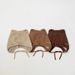 Autumn/Winter Warm Woolen Cute Solid Color Baby Knitted Boys and Girls' Pullover Hat_viptrois.com