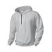 Men's Autumn New Hooded Stand Up Collar Half Zip Outdoor Leisure Sports Sweatshirt_viptrois.com