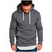 New Men's Solid Color Outdoor Fitness Sports Sweater Casual Fashion Pullover, Top_viptrois.com