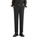Men's Slim Straight Business Casual Trousers Anti-Wrinkle High-Drape Black Nine-Point Small Suit No-Ironing Required_viptrois.com