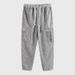 Men's Clothing Men's Corduroy Straight Leg Pants With Multiple Pockets - Slim Fit Casual Trousers For Autumn & Winter_viptrois.com