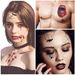 Halloween tattoo with simulated children's props scar funny scar waterproof wound sticker_viptrois.com
