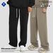 Men's Clothing KITE Men's Wear 350g Plus Velvet Straight Sweatpants Autumn And Winter New Style Solid Color Loose Sports Casual Trousers Men_viptrois.com