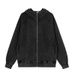 American Style Deconstructed Patchwork Cardigan Sweatshirt Unisex Autumn Trendy Loose BF Couple Versatile Hoodie Jacket_viptrois.com