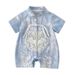 Full Month Baby Summer Short Sleeved Romper Baby Clothes 100 Day Stylish Jumpsuit Chinese Style Outing Summer Clothes Crawling Clothes_viptrois.com