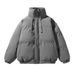 Unisex Oversized Puffer Jacket With Stand Collar - Winter Warm Thickened Cotton Coat For Men & Women (M-8XL, Multiple Colors)_viptrois.com