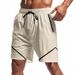 Men's Summer Sports Shorts Lightweight Casual Beach Basketball Clothing Simple_viptrois.com