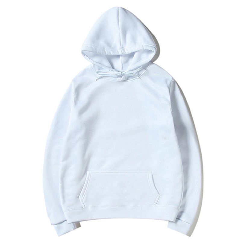 Pure Men's Blank Manufacturer Solid Color Fleece Pullover Cross-Border Sweatshirt 12 Colors Outerwear Customization_viptrois.com