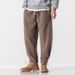 Men's Clothes Plus Fleece And Thick Plush Warm Loose Casual Pants Large Size Men's Ankle Pants_viptrois.com